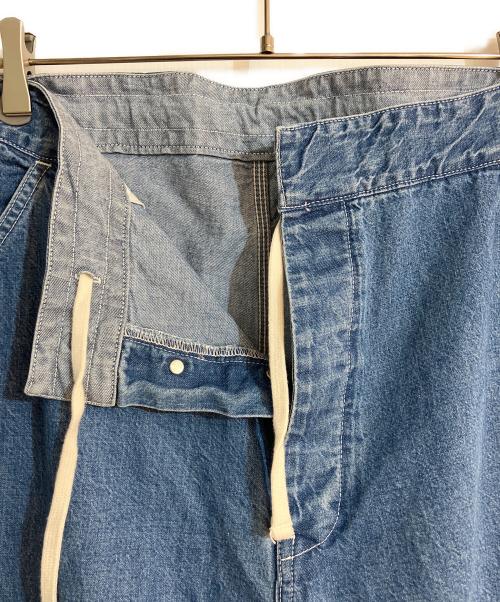 Unlikely（アンライクリー）Unlikely (アンライクリー) Unlikely Chopped Coverall Bottoms（アンライクリー チャップド カバーオール ボトムス） インディゴ サイズ:XLの古着・服飾アイテム