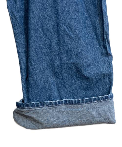 Unlikely（アンライクリー）Unlikely (アンライクリー) Unlikely Chopped Coverall Bottoms（アンライクリー チャップド カバーオール ボトムス） インディゴ サイズ:XLの古着・服飾アイテム
