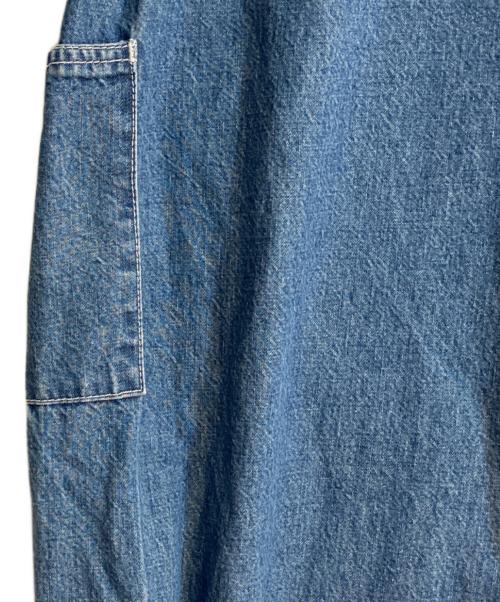 Unlikely（アンライクリー）Unlikely (アンライクリー) Unlikely Chopped Coverall Bottoms（アンライクリー チャップド カバーオール ボトムス） インディゴ サイズ:XLの古着・服飾アイテム