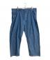 Unlikely（アンライクリー）の古着「Unlikely Chopped Coverall Bottoms（アンライクリー チャップド カバーオール ボトムス）」｜インディゴ