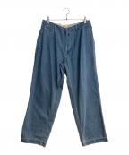 nanamicaナナミカ）の古着「Wide Denim Pants/ワイドデニムパンツ」｜インディゴ