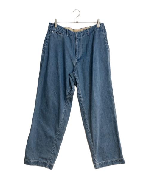 nanamica（ナナミカ）nanamica (ナナミカ) Wide Denim Pants/ワイドデニムパンツ インディゴ サイズ:36の古着・服飾アイテム
