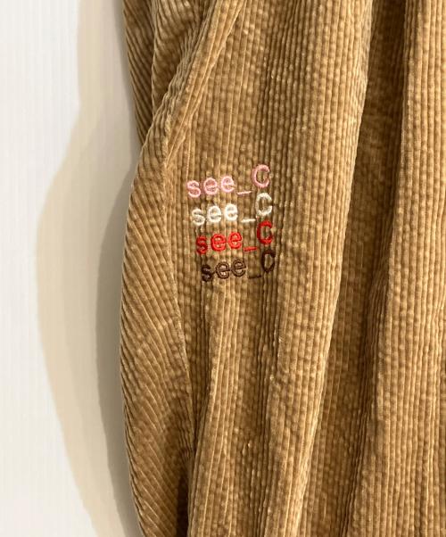 SEESEE（シーシー）SEESEE (シーシー) eye C (アイシー) コーデュロイパンツ ベージュ サイズ:Ｌの古着・服飾アイテム