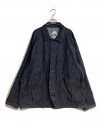 WFELDフェルド）の古着「FlexDura Denim Coverall/フレックスデュラ デニム カバーオール」｜インディゴ