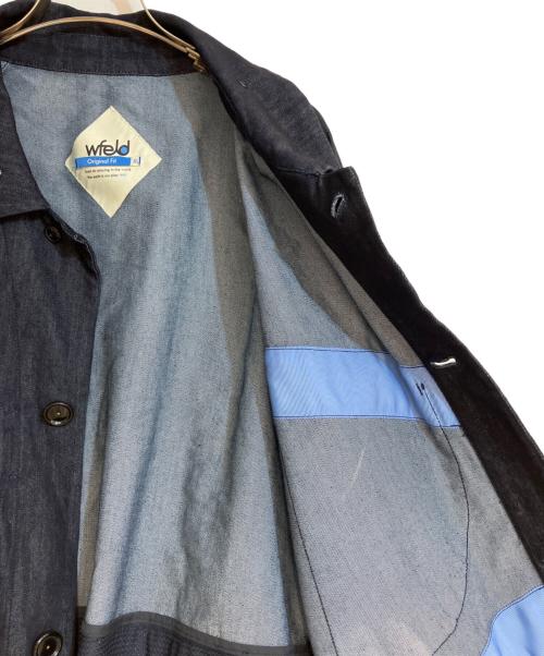 WFELD（フェルド）WFELD (フェルド) FlexDura Denim Coverall/フレックスデュラ デニム カバーオール インディゴ サイズ:XLの古着・服飾アイテム