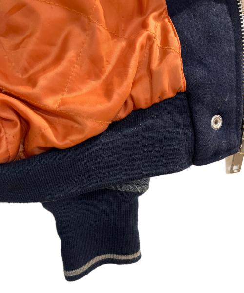 DIESEL（ディーゼル）DIESEL (ディーゼル) ダメージ加工スタジャン ネイビー サイズ:XSの古着・服飾アイテム