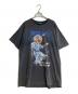 FRUIT OF THE LOOM（フルーツオブザルーム）の古着「PUSHEAD Their Money Tips Her Scales Again T-SHIRT/パスヘッド ゼア マニー チップス ハー スケールズ アゲイン ティーシャツ」｜グレー