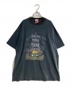 MICKEYミッキー）の古着「TOWER OF TERRORプリントTシャツ/タワーオブテラー」｜ネイビー