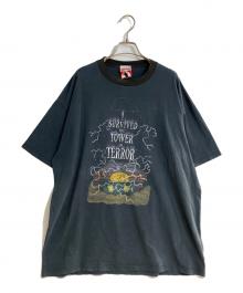 MICKEY（ミッキー）の古着「TOWER OF TERRORプリントTシャツ/タワーオブテラー」｜ネイビー
