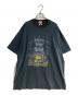 MICKEY（ミッキー）の古着「TOWER OF TERRORプリントTシャツ/タワーオブテラー」｜ネイビー