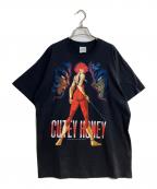 SCREEN STARSスクリーンズスターズ）の古着「cutie honeyプリントTシャツ/キューティーハニー」｜ブラック