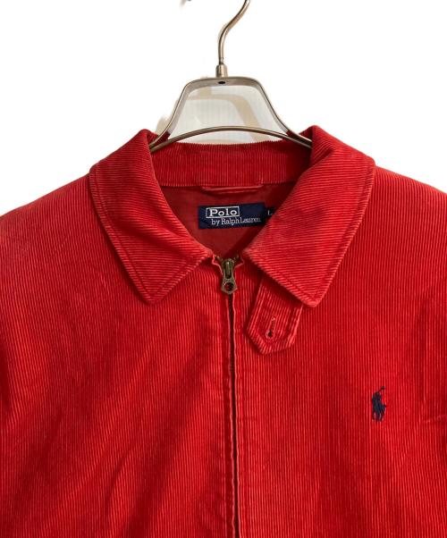 POLO RALPH LAUREN（ポロ・ラルフローレン）POLO RALPH LAUREN (ポロ・ラルフローレン) コーデュロイスイングトップ レッド サイズ:Ｌの古着・服飾アイテム