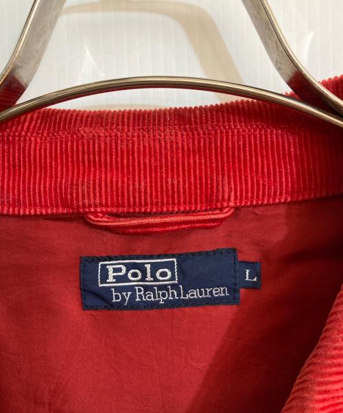 POLO RALPH LAUREN（ポロ・ラルフローレン）POLO RALPH LAUREN (ポロ・ラルフローレン) コーデュロイスイングトップ レッド サイズ:Ｌの古着・服飾アイテム