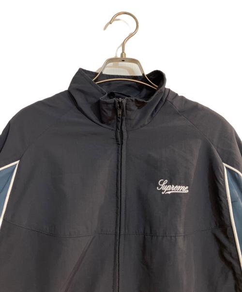 SUPREME（シュプリーム）Supreme (シュプリーム) Contrast Piping Track Jacket/コントラストパイピング トラックジャケット ブラック サイズ:Mの古着・服飾アイテム