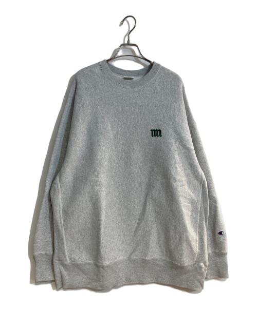 Champion（チャンピオン）Champion (チャンピオン) MIN-NANO (ミンナノ) BEAMS (ビームス) 別注リバースウィーブスウェット グレー サイズ:XLの古着・服飾アイテム