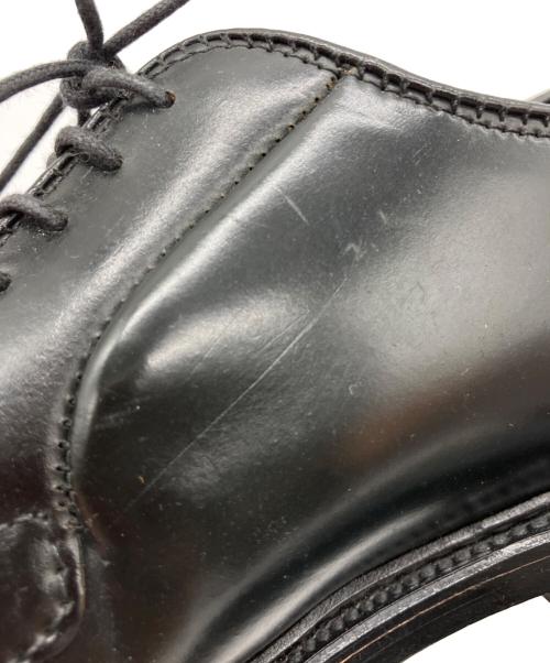 Alden（オールデン）Alden (オールデン) コードバンプレーントゥシューズ ブラック サイズ:8 D (ヒールＢ)の古着・服飾アイテム