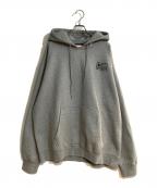 NIKE×stussyナイキ×ステューシー）の古着「NRG Washed Hoodie/エナジー ウォッシュド フーディー」｜グレー