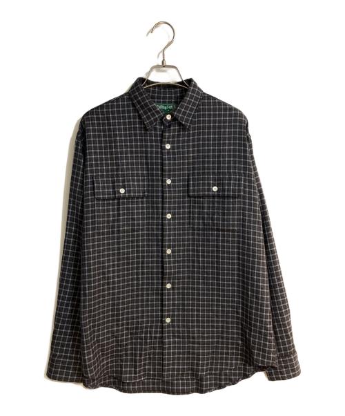 BROWN by 2-tacs（ブラウンバイツータックス）BROWN by 2-tacs (ブラウンバイツータックス) Wool silk milled flannel/ウール シルク ミルド フランネル ネイビー サイズ:Mの古着・服飾アイテム
