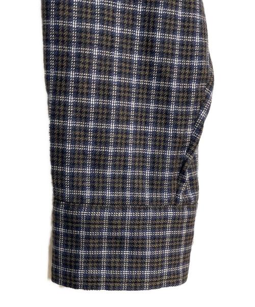 BROWN by 2-tacs（ブラウンバイツータックス）BROWN by 2-tacs (ブラウンバイツータックス) Wool silk milled flannel/ウール シルク ミルド フランネル ネイビー サイズ:Mの古着・服飾アイテム