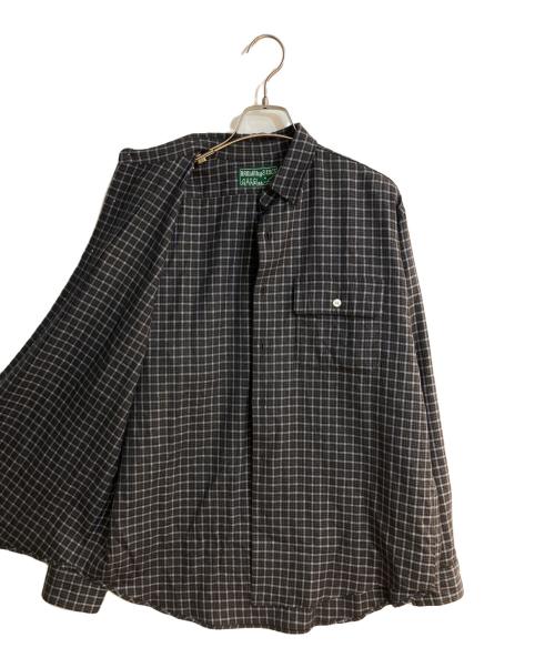 BROWN by 2-tacs（ブラウンバイツータックス）BROWN by 2-tacs (ブラウンバイツータックス) Wool silk milled flannel/ウール シルク ミルド フランネル ネイビー サイズ:Mの古着・服飾アイテム
