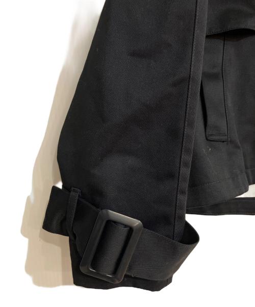 MARW UNITED ARROWS（マルゥ ユナイテッドアローズ）MARW UNITED ARROWS (マルゥ ユナイテッドアローズ) ショートトレンチコート ブラック サイズ:38の古着・服飾アイテム