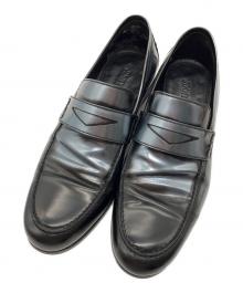 JIMMY CHOO（ジミーチュウ）の古着「DARBLAYローファー」｜シルバー