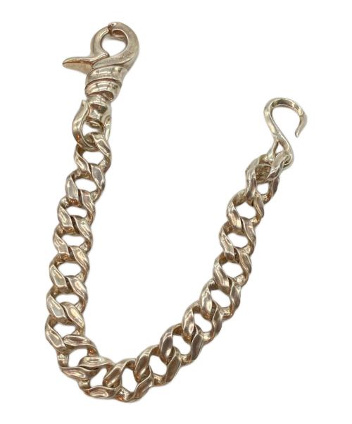 THE CRIMIE（ザ クライミー）THE CRIMIE (ザ クライミー) CRIMIE LETTER RIBBON WALLET CHAIN SHORT シルバーの古着・服飾アイテム