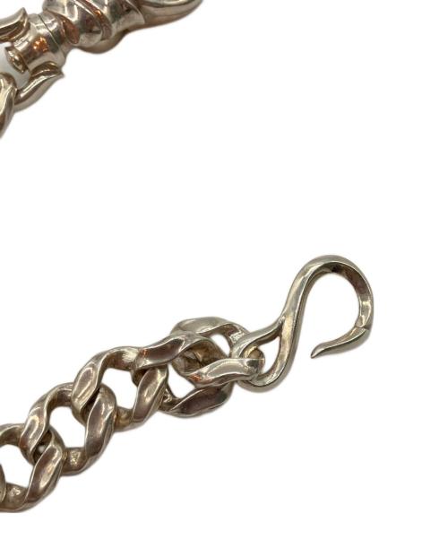 THE CRIMIE（ザ クライミー）THE CRIMIE (ザ クライミー) CRIMIE LETTER RIBBON WALLET CHAIN SHORT シルバーの古着・服飾アイテム