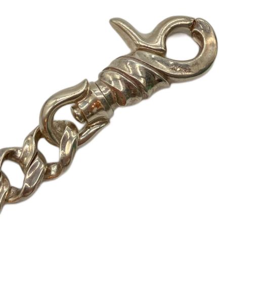 THE CRIMIE（ザ クライミー）THE CRIMIE (ザ クライミー) CRIMIE LETTER RIBBON WALLET CHAIN SHORT シルバーの古着・服飾アイテム