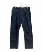 MOMOTARO JEANS桃太郎ジーンズ）の古着「銅丹特濃スリムテーパード」｜インディゴ