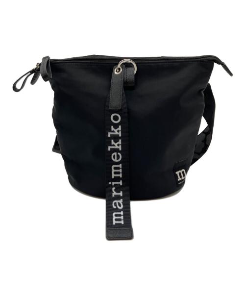 marimekko（マリメッコ）marimekko (マリメッコ) CARRY ALL SOLIDショルダーバッグ/キャリーオールソリッド ブラックの古着・服飾アイテム