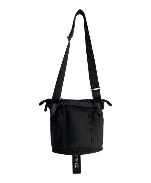 marimekko（マリメッコ）marimekko (マリメッコ) CARRY ALL SOLIDショルダーバッグ/キャリーオールソリッド ブラックの古着・服飾アイテム