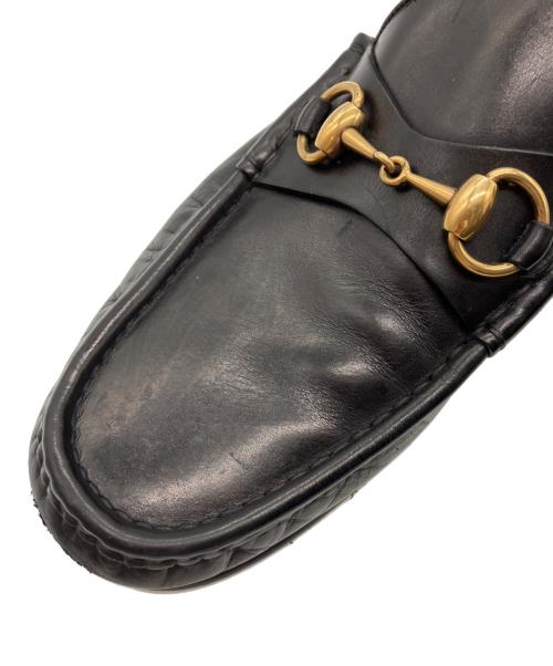 GUCCI（グッチ）GUCCI (グッチ) 1953ホースビットローファー ブラック サイズ:7 1/2の古着・服飾アイテム