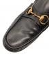 中古・古着 GUCCI (グッチ) 1953ホースビットローファー ブラック サイズ:7 1/2：20000円