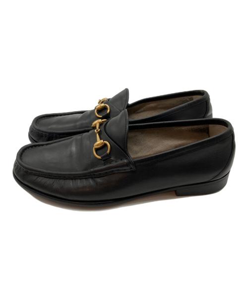GUCCI（グッチ）GUCCI (グッチ) 1953ホースビットローファー ブラック サイズ:8 1/2の古着・服飾アイテム