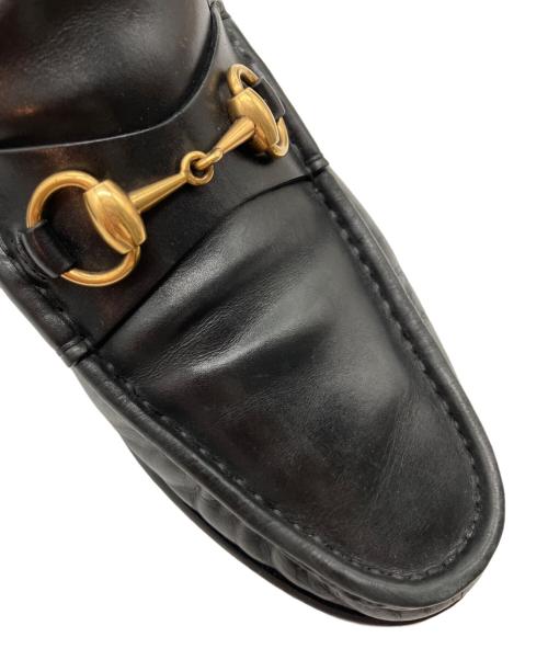GUCCI（グッチ）GUCCI (グッチ) 1953ホースビットローファー ブラック サイズ:8 1/2の古着・服飾アイテム