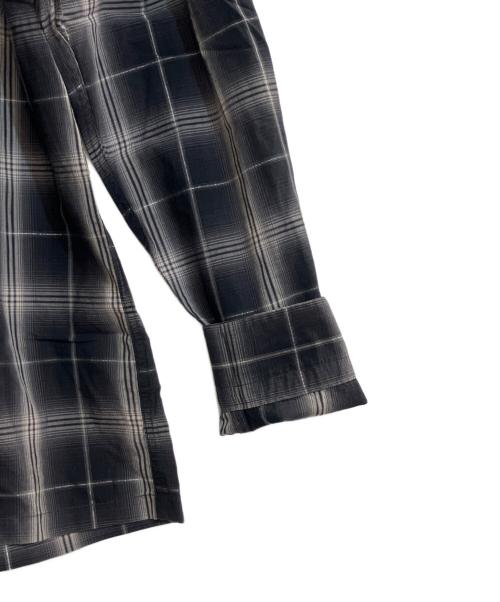 Rags McGREGOR（ラグスマックレガー）Rags McGREGOR (ラグスマックレガー) オンブレチェックシャツ グレー サイズ:Ｓの古着・服飾アイテム