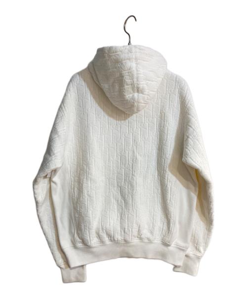 Dior（ディオール）DIOR (ディオール) テリーコットン ジャカード パーカー ホワイト サイズ:Sの古着・服飾アイテム