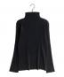 ISSEY MIYAKE（イッセイミヤケ）の古着「プリーツハイネックカットソー」｜ブラック