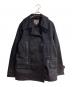 EIGHT G（エイトジー）の古着「19oz. MIDNIGHT DENIM DOUBLE LONG COAT/オンス ミッドナイト デニム ダブル ロング コート」｜ネイビー