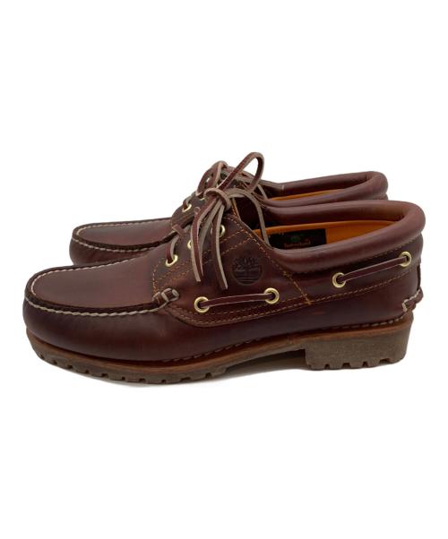 Timberland（ティンバーランド）Timberland (ティンバーランド) 3-EYE BOAT SHOE BURGUNDY ブラウン サイズ:25.5の古着・服飾アイテム