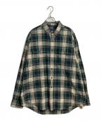 POLO RALPH LAURENポロ・ラルフローレン）の古着「G.I. SHIRT タータンチェックシャツ」｜グリーン×ベージュ