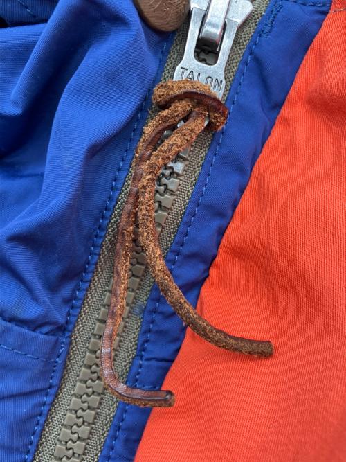 RALPH LAUREN（ラルフローレン）RALPH LAUREN (ラルフローレン) マルチポケットマウンテンパーカー ネイビー×ベージュ サイズ:Lの古着・服飾アイテム