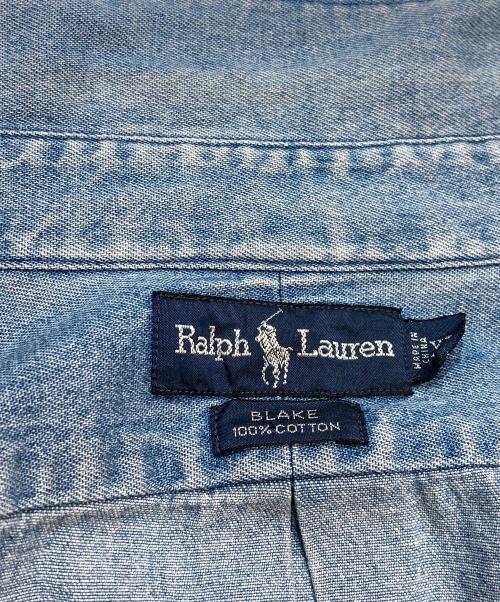 RALPH LAUREN（ラルフローレン）RALPH LAUREN (ラルフローレン) BLAKE デニムBDシャツ インディゴ サイズ:XLの古着・服飾アイテム