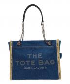MARC JACOBSマークジェイコブス）の古着「ザデニムチェーントートバッグミディアム」｜ブルー