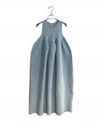 CFCLシーエフシーエル）の古着「POTTERY DRESS/ポッタリー ドレス」｜ブルー