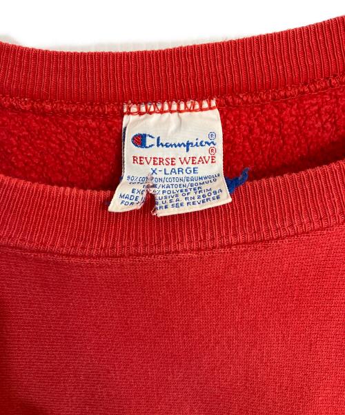 Champion（チャンピオン）Champion (チャンピオン) リバースウィーブスウェット レッド サイズ:XLの古着・服飾アイテム