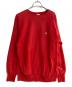 Champion（チャンピオン）の古着「リバースウィーブスウェット」｜レッド