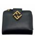FENDI（フェンディ）の古着「FF DIAMOND コンパクトウォレット」｜ブラック