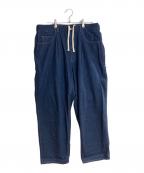 BROCHUREブローシュアー）の古着「25SS 1P HEATHER DENIM（ヘザー デニム）」｜ブルー
